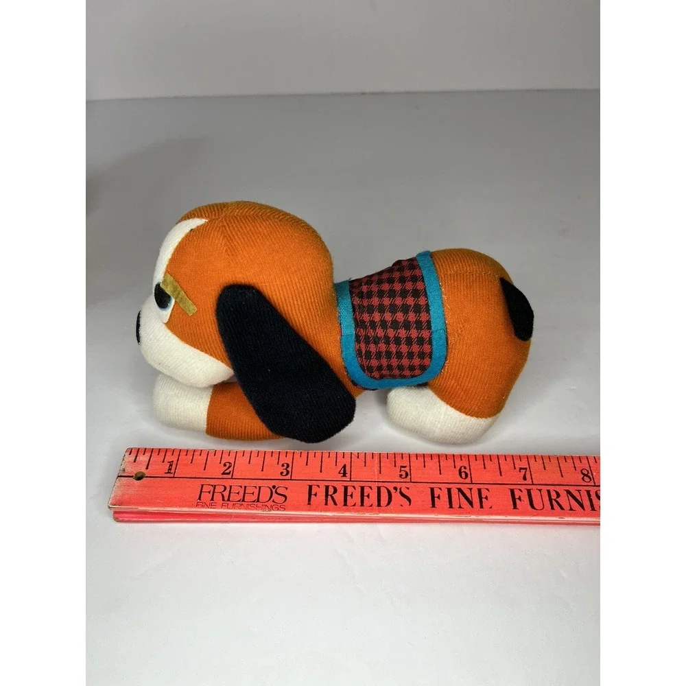 Vintage Dakin Dream‎ Pets Brown and Orange Dog Stuffed Animals 1977-78 Plushies